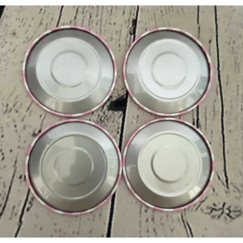 Schylling 15 Piece Tin Tea Set Fancy Tea Teapot Teacups/Saucers Pink Flower 2017